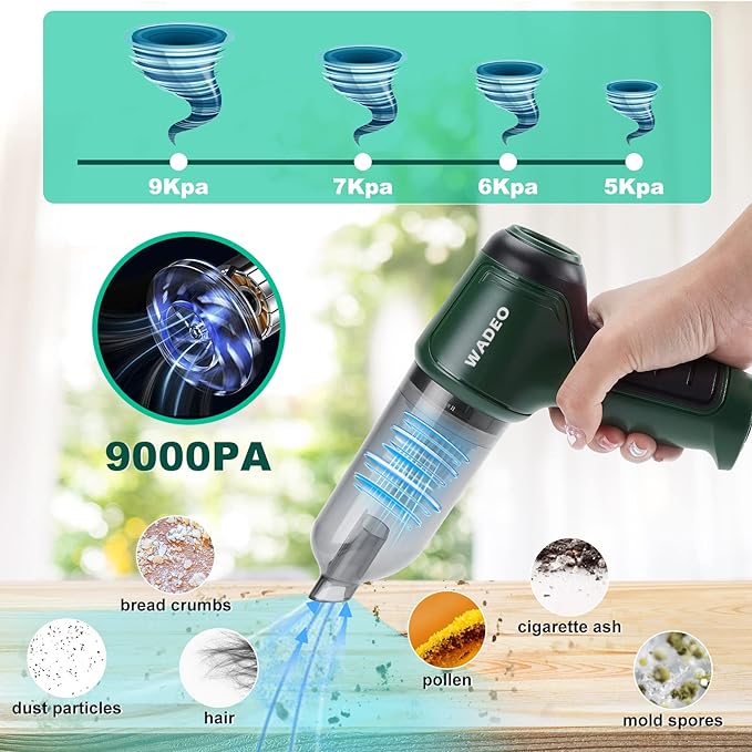 Aspirador portátil 5 en 1 - AutoVax 360™