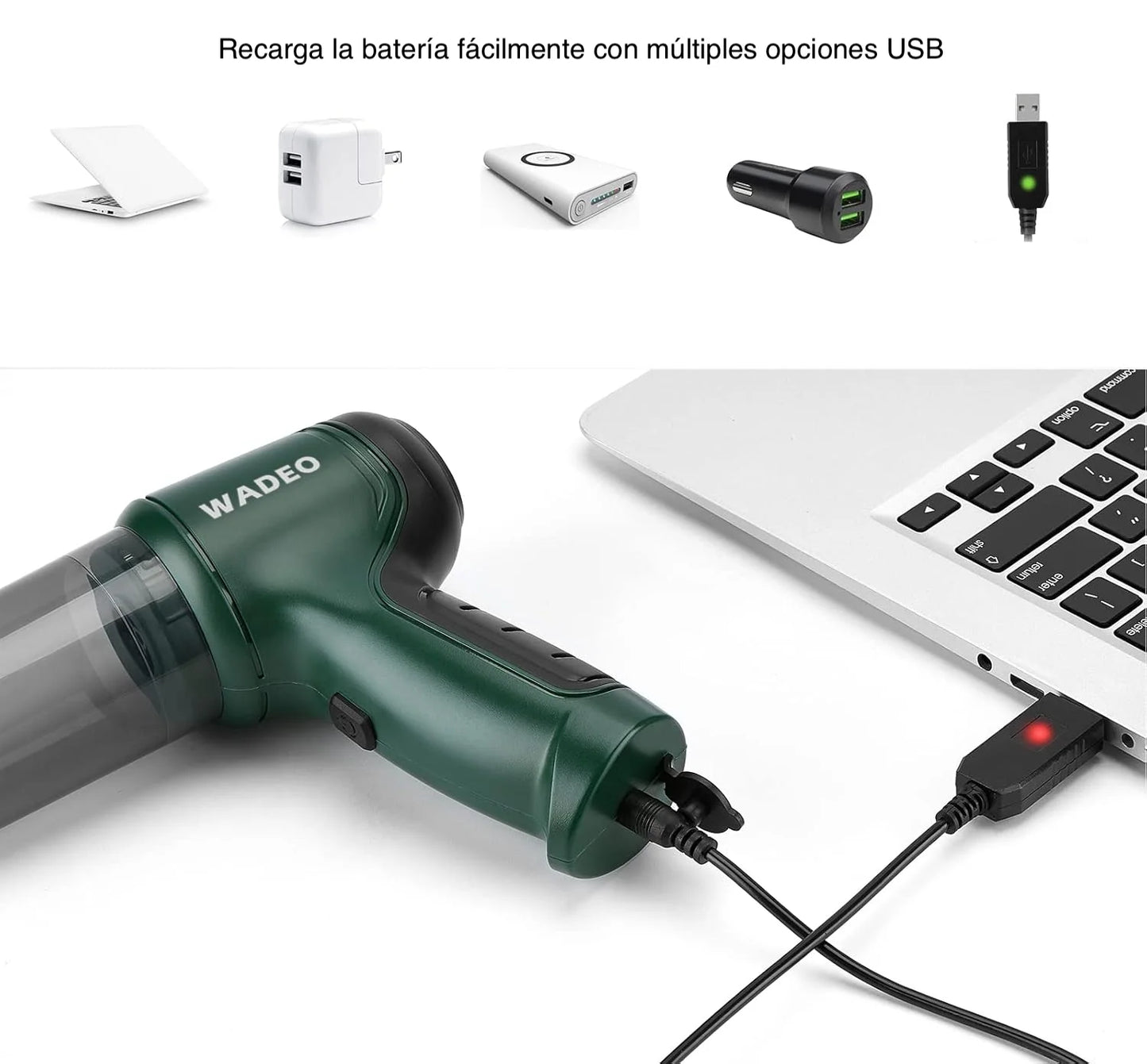 Aspirador portátil 5 en 1 - AutoVax 360™
