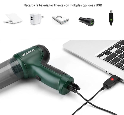 Aspirador portátil 5 en 1 - AutoVax 360™